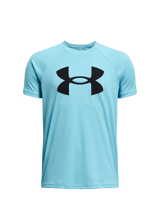 Under Armour Kids T-shirt Blue ```'' Tech Big Logo