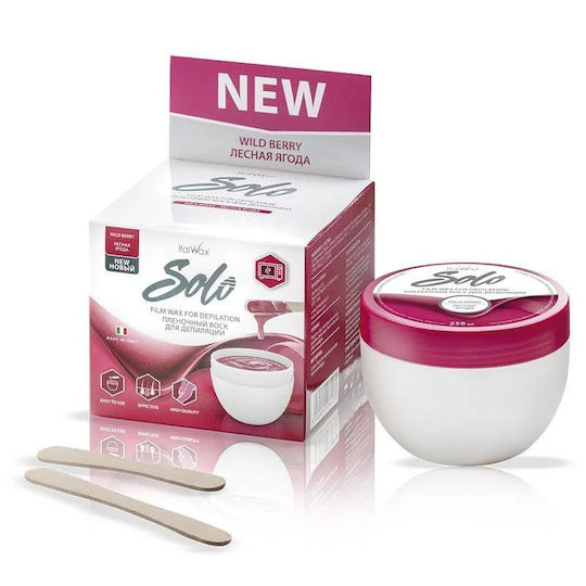 Italwax Solo Film Wax Hair Removal Kit Wild Berry