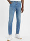 512 Men's Jeans Pants Elastic with Slim Tapered Fit Med Indigo Worn In