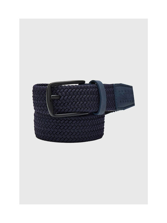 Funky Buddha Men's Belt Navy Blue