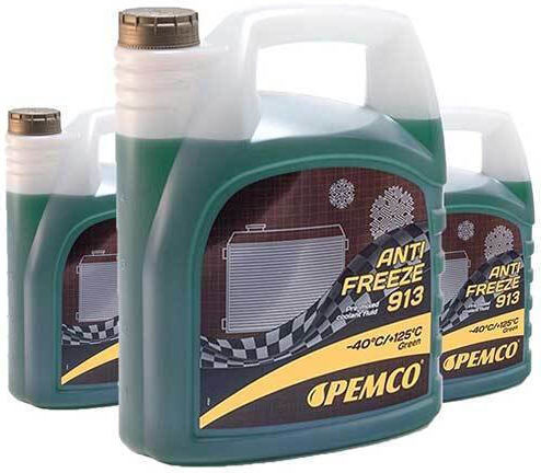 Pemco Ready for Use Engine Coolant for Car Green 5lt