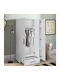 Triple Door Wardrobe Bianco White 103x52x187cm