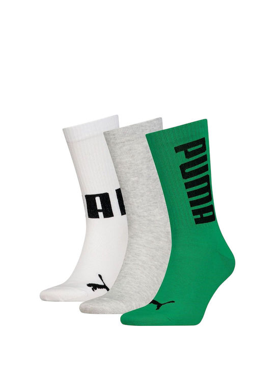Puma Αθλητικές Κάλτσες Πολύχρωμες 3 Ζεύγη