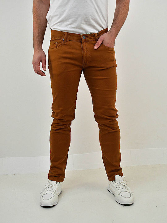 Pantaloni Chino Tabac Brown