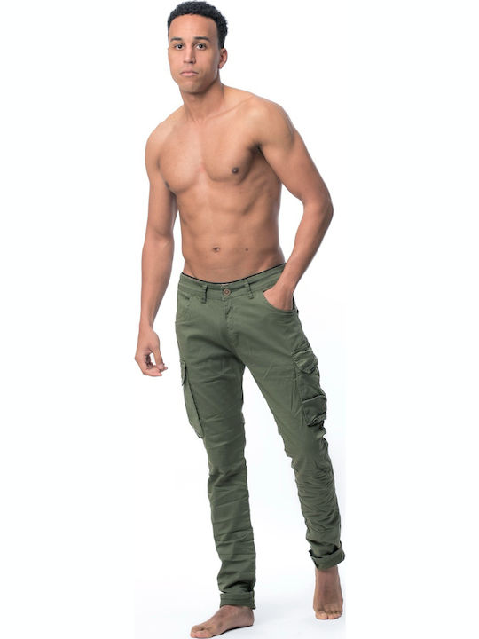 390 Trousers Cargo in Regular Fit Khaki
