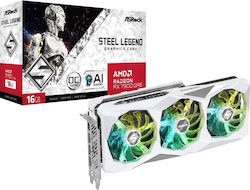 ASRock Radeon RX 7900 GRE 16GB GDDR6 Steel Legend OC Κάρτα Γραφικών