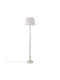 Lampa de podea Î185cm. cu Soclu pentru Bec E27 Alb