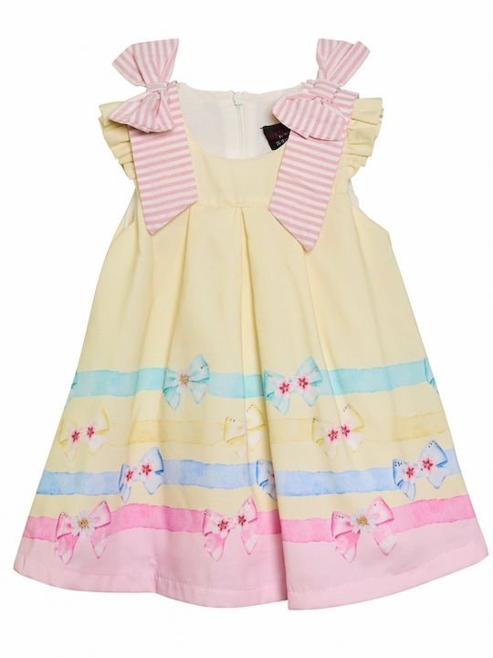Restart for kids Παιδικό Φόρεμα Κίτρινο