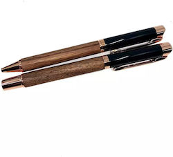 Ξύλινα Pen Set Ballpoint with Quill