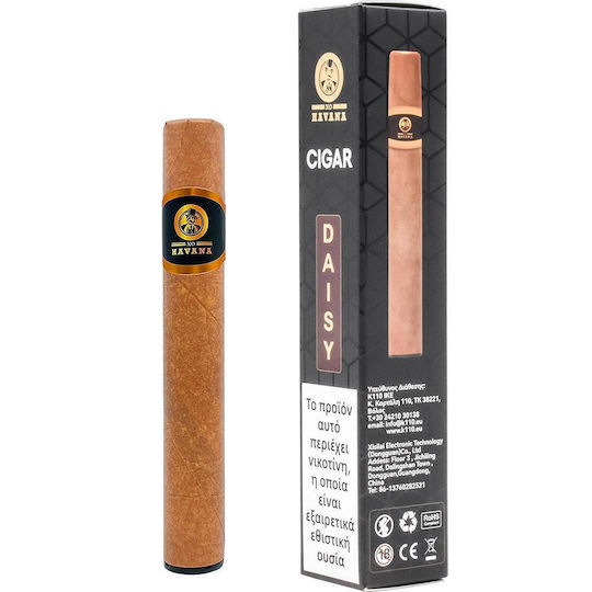 XO Havana Електронна Еднократна Цигара 400 Вдишвания Daisy 2ml 20mg Кафяв