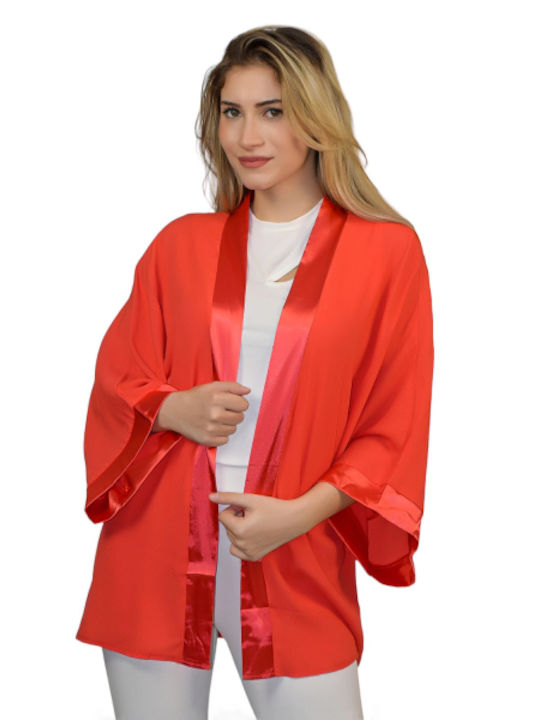 Morena Spain Damen Kimono Rot