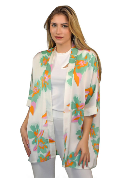 Morena Spain Damen Kimono Grün