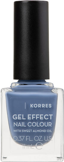 Korres Gel Effect Glänzendes Lang anhaltendes Nagellack 83 Aegean Sky 11ml