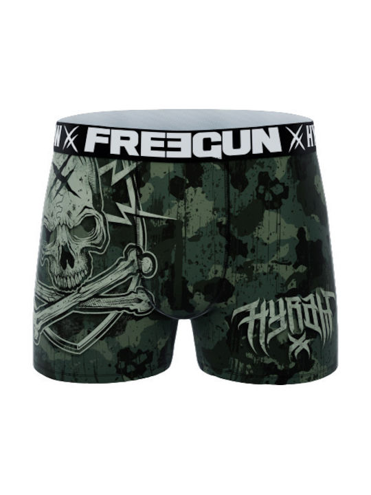 Freegun Herren Boxershorts Mehrfarbig mit Mustern 1Packung