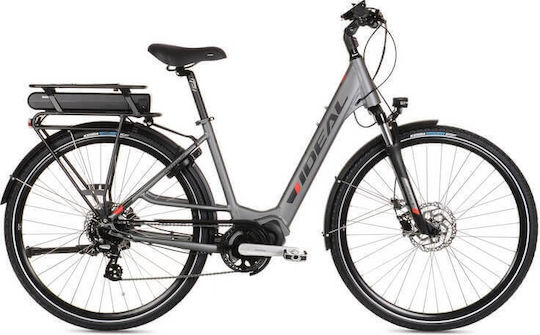 Ideal Futour E508 Wave 28" 2023 Γκρι Ηλεκτρικό Ποδήλατο Trekking
