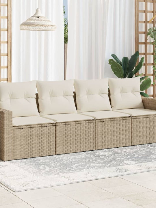 Canapea Cu Patru Locuri De Exterior Din Rattan ...