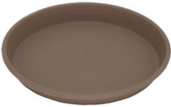 11133017 Round Plate Pot Moca 30x30cm