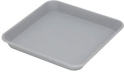 11153025 Platz Teller Topf Grey 22x22cm