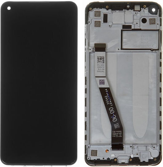 Xiaomi Οθόνη mit Touch-Mechanismus und Rahmen für Xiaomi Redmi Note 9 (Gray)