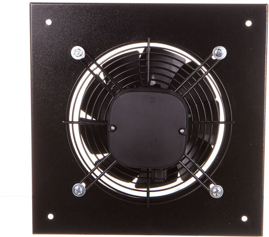 Vents Wall-mounted Ventilator Bathroom 203mm Black