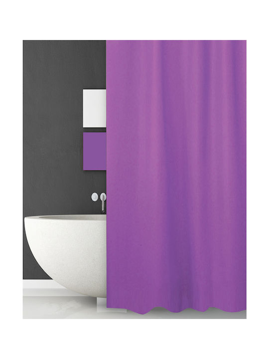 San Lorentzo Shower Curtain Fabric 180x180cm Purple