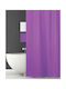San Lorentzo Duschvorhang Stoff 180x180cm Purple