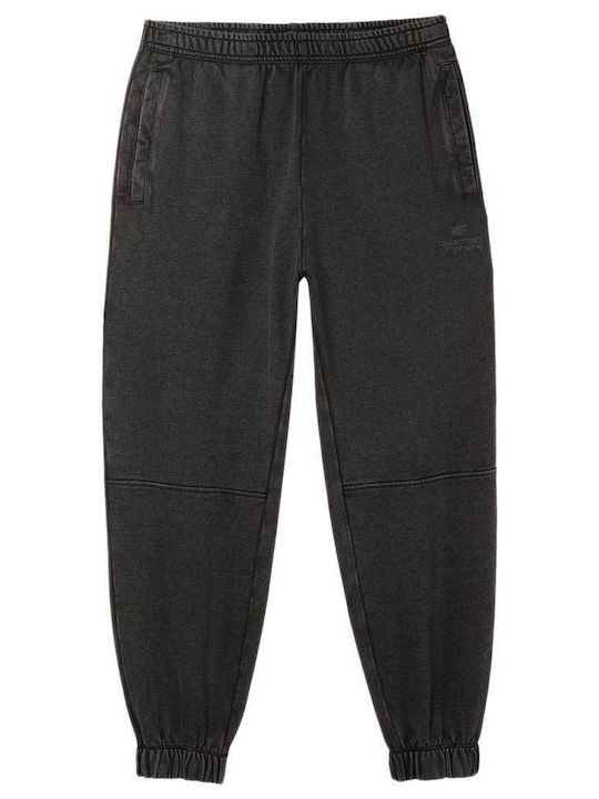 Pantaloni de trening cu Elastic Negru