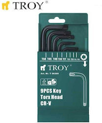 Troy Σετ 9 Κλειδιά Torx