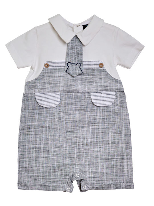 Restart for kids Set Body pentru Bebeluși cu Pantaloni Grey