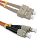 Qoltec Optical Fiber Cable 5m Orange