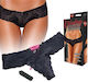 Hustler Lingerie Femei Sexy Șir de caractere Negru