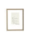 Κορνίζα Τοίχου Ξύλινη με Χρυσό Πλαίσιο