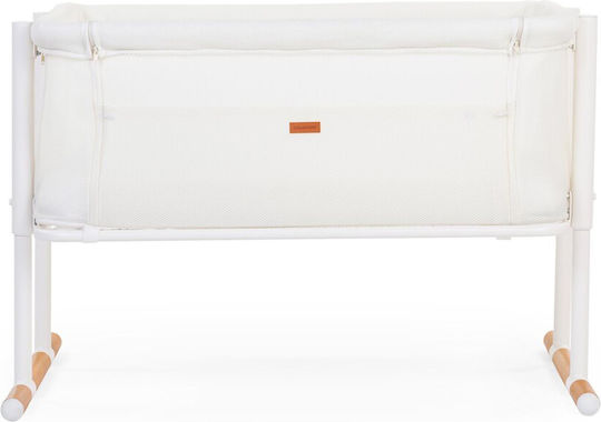 Childhome Cradle Evolux with Mattress and Side Opening Natural White