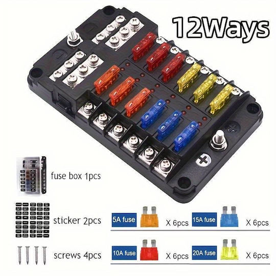 Sail Marine Boat Circuit Fuse Box 100A