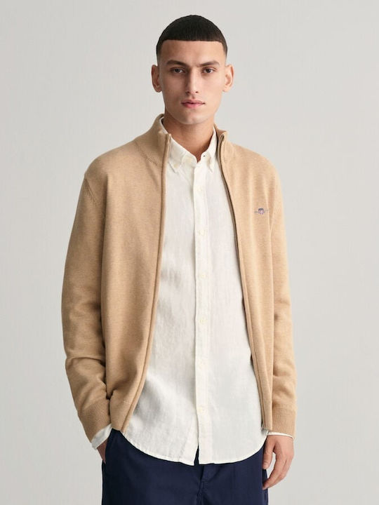 Gant Cardigan pentru Bărbați Bej