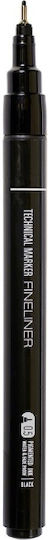 Montana Colors Μαρκαδόρος Σχεδίου Black 0.5mm