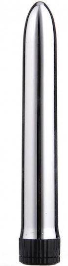 Power Escorts Κλασικός Δονητής 18cm Ασημί