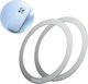 Baseus MagSafe-Ring Halo Silber 2Stück
