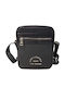 Herren Ledertasche Schulter / Crossbody Schwarz