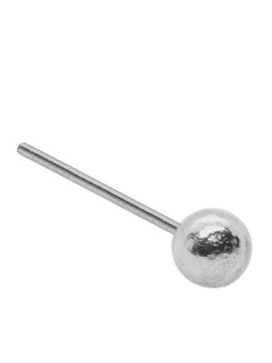 Piercing.gr Обеци За Пиърсинг Нос От Сребърен 0.6мм Бял