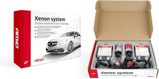 AMiO Xenon Σετ Φωτισμού Αυτοκινήτου H7M 12V 4300K Φυσικό Λευκό