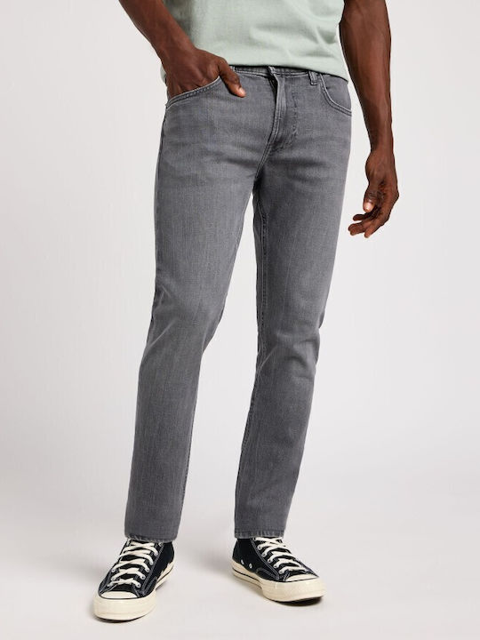 Luke Men's Jeans Pants with Slim Tapered Fit Grey