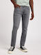 Luke Men's Jeans Pants with Slim Tapered Fit Grey