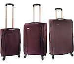 Xplorer Travel Suitcase Bordeaux with 4 Wheels