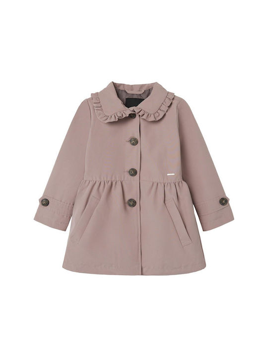 Name It Kids Trench Coat Mauve