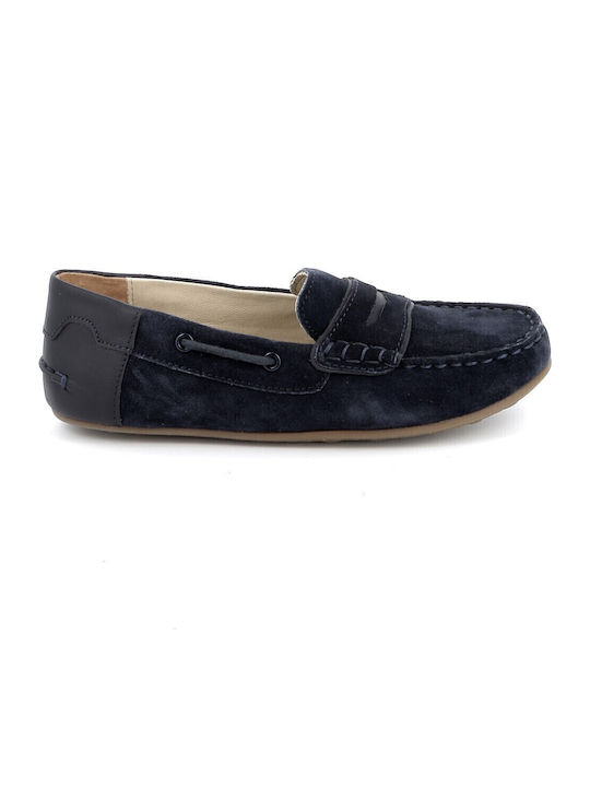Mayoral Boys Suede Moccasins Blue