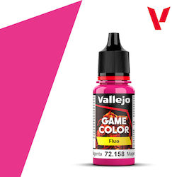 Acrylicos Vallejo Model Making Paint Fluorescent Magenta 18ml