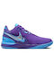 Nike LeBron NXXT Gen AMPD Niedrig Basketballschuhe Field Purple / Metallic Silver / University Blue