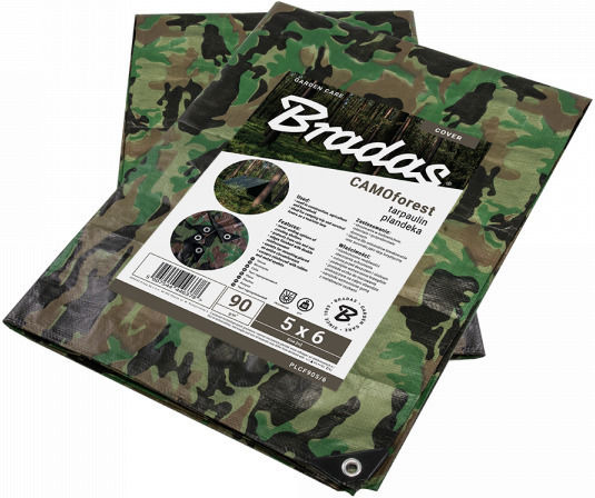 Bradas Αδιάβροχος Μουσαμάς 90gr/m² 6x4μ. Ελαφρού Τύπου