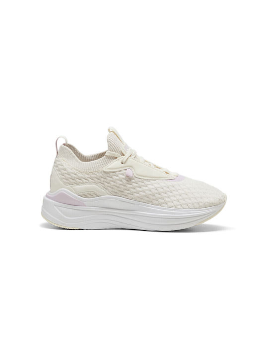 PUMA Softride Sophia Premium Γυναικεία Running Almond / Grape Mist / White